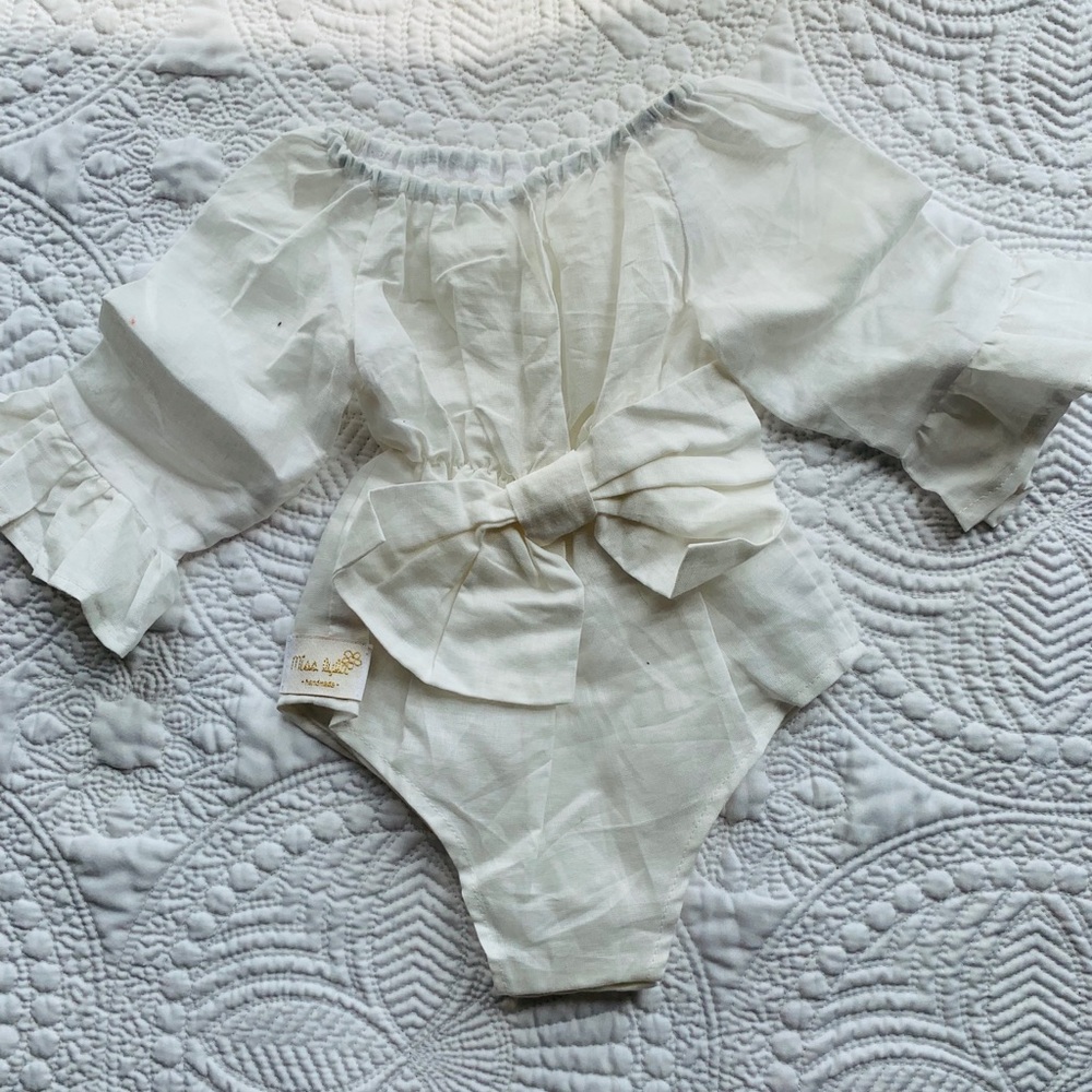 6-12 M handmade one piece from Miss Lyla Boutique